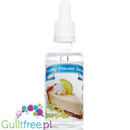 Funky Flavors Sweet Key Lime Pie - sweetened concentrated lime tart flavor with whipped cream without fat and calories
