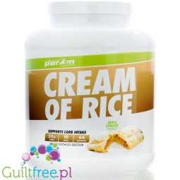 Per4m Cream of Rice, Apple Strudel 2kg - kleik ryżowy bez cukru, regeneracyjny posiłek treningowy, smak Szarlotka