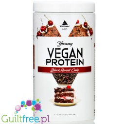 Peak Yummy Vegan Protein Black Forest Cake - vegan protein supplement without soy and gluten, flavor Cherry Chocolate Cake