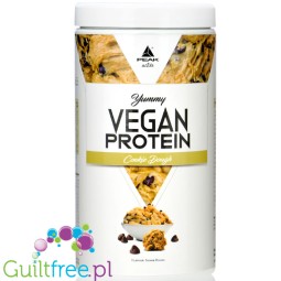 Peak Yummy Vegan Protein Cookie Dough - vegan protein supplement without soy or gluten, Cookie Dough flavor