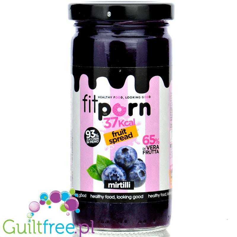 FitPrn Confettura Extra Zero Mirtilli 37kcal - berry jam without sugar.