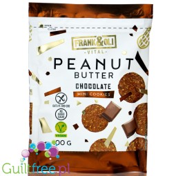 Frank & Oli Vital Mini Cookie, Peanut Butter & Chocolate - vegan soft cookie with no added sugar