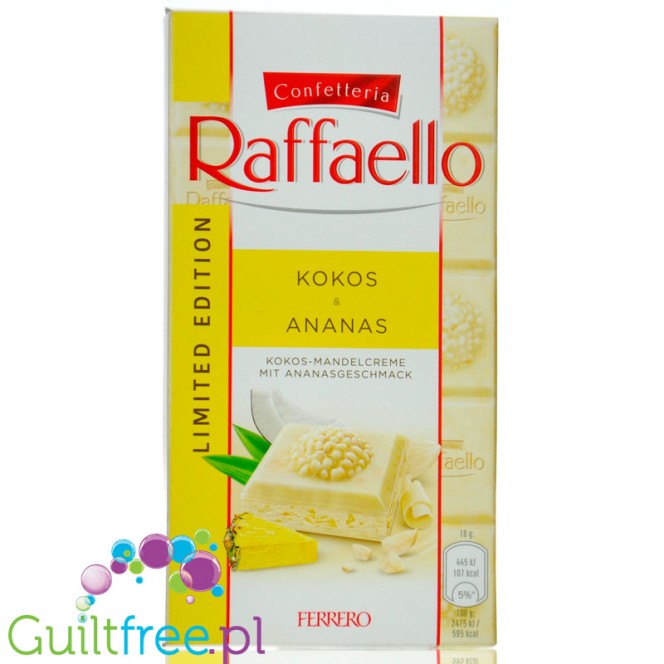 Confetteria Raffaello Coconut & Pineapple (CHEAT MEAL) - white chocolate with almond and coconut cream with pineapple flavor