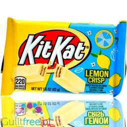 KitKat Lemon Crisp (CHEAT MEAL) - KitKat w białej czekoladzie z kremem cytrynowym