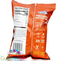 Pure Protein Popped Crisps, Hickory BBQ - vegan baked protein chips, 12g protein & 150kcal