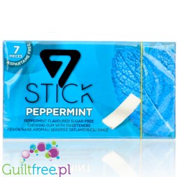 Ceremony 7 Stick Peppermint - sugar and aspartame free chewing gum with mint flavor