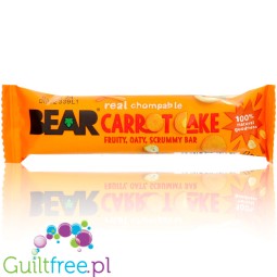 Bear Carrot Cake Bars - natural bar, only vegetables, fruits & nuts