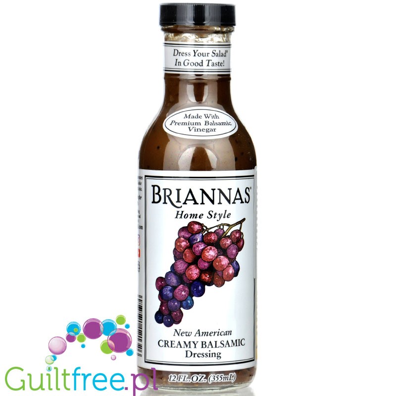 Briannas Creamy Balsamic Dressing - a creamy salad dressing based on balsamic vinegar