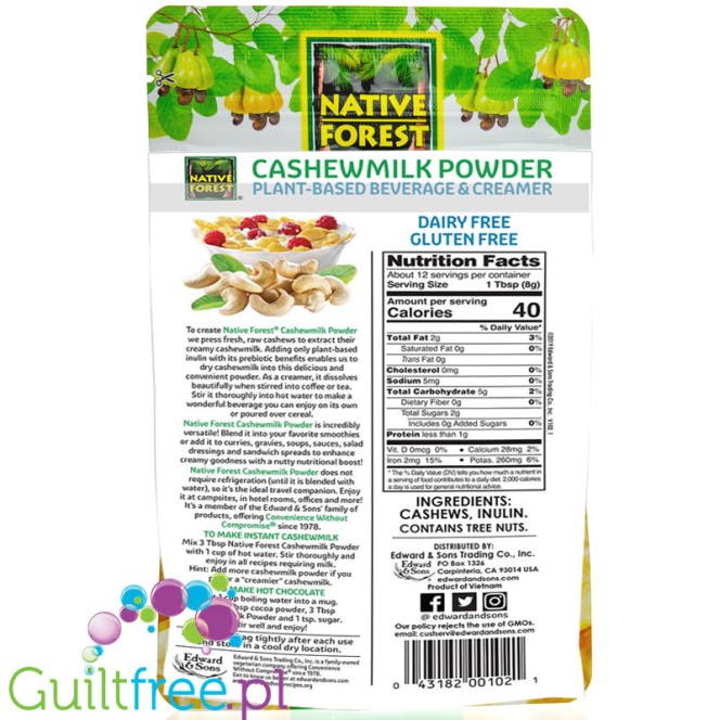Native Forest Cashewmilk Powder 100g