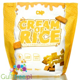 CNP Cream of Rice, Vanilla Custard Cream 2kg - kleik ryżowy bez cukru, regeneracyjny posiłek treningowy, smak krem budyniowy