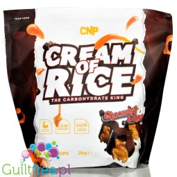 CNP Cream of Rice, Chococamel Cup 2kg - sugar-free recovery post-workout meal, Chocolate & Caramel flavor