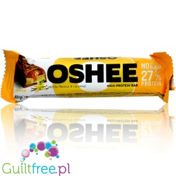 Oshee Protein Bar Vanilla & Caramel - baton proteinowy w czekoladzie z nadzieniem waniliowo-karmelowym