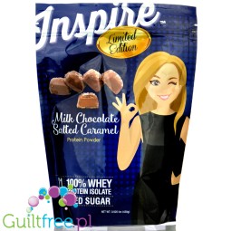 Inspire Protein Whey Milk Chocolate Salted Caramel - lactose-free 100% WPI bariatric protein powder