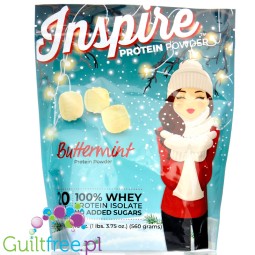 Inspire Protein Whey Buttermint - bariatric lactose-free protein powder 100% WPI, flavor Mint & Cream