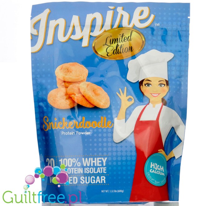 Inspire Protein Whey Snickerdoodle - bariatryczna odżywka białkowa bez laktozy 100% WPI z wapniem