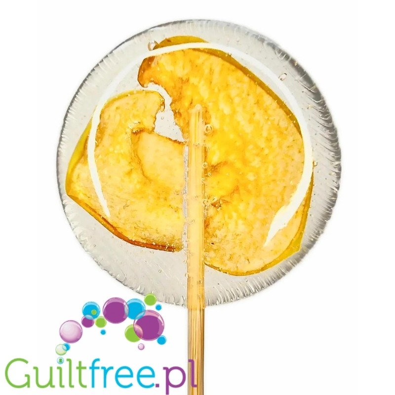 TimPops Apple 4cm - natural sugar-free lollipop with fruit pieces 39kcal