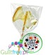 TimPops Pear 4cm - natural sugar-free lollipop with fruit pieces, 39kcal