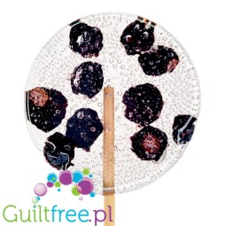 TimPops Currant 4cm - natural sugar-free lollipop with fruit pieces, 39kcal