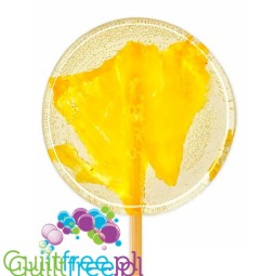 TimPops Pineapple 4cm - natural sugar-free lollipop with fruit pieces, 39kcal