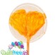 TimPops Orange 4cm - natural sugar-free lollipop with fruit pieces, 39kcal