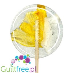 TimPops Coconut-Ananas - natural sugar-free lollipop with fruit pieces