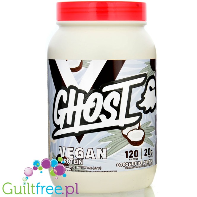 Ghost Vegan Protein Coconut Ice Cream - wegańska odżywka białkowa bez soi i glutenu