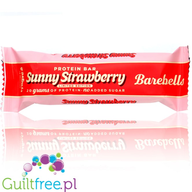 Barebells Sunny Strawberry Limited edition protein bar