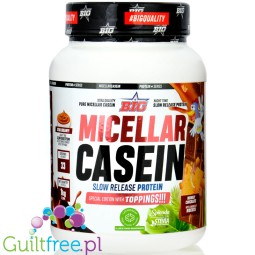 BIG® Micellar Casein, Mowgly Chocolate 1kg - kazeina z Lacprodan MicelPure®, smak Czekolada z Maślanym Herbatnikiem