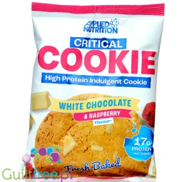 Applied Nutrition Critical Cookie White Chocolate & Raspberry 20g protein giant cookie XXL