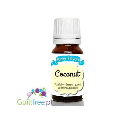 Funky Flavors Coconut for shakes, desserts, yoghurt, ice cream & pancakes