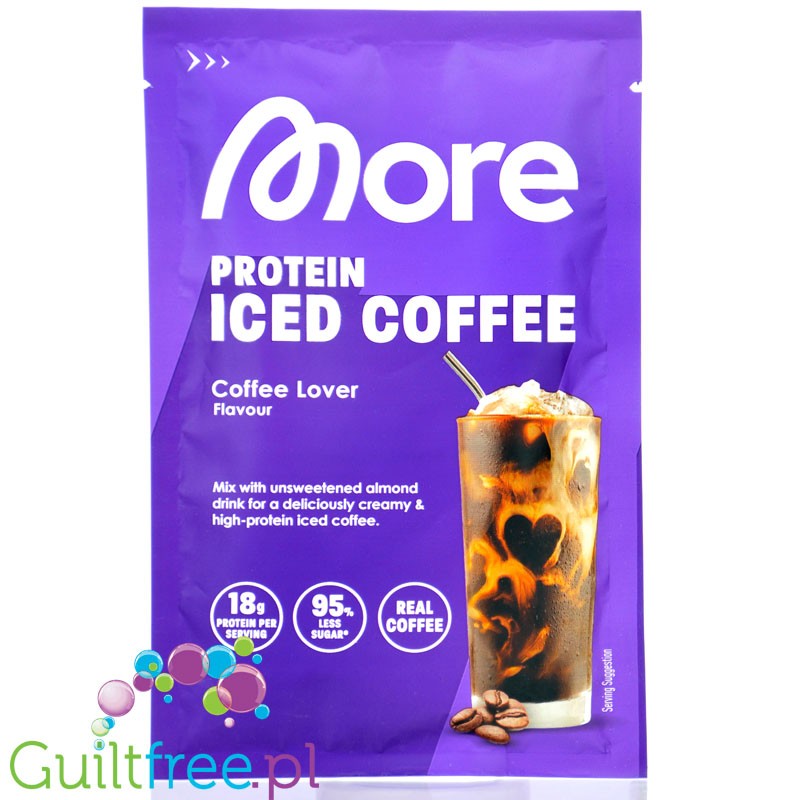 More Nutrition Protein Iced Coffee, Coffee Lover 25g - mrożona kawa proteinowa bez cukru