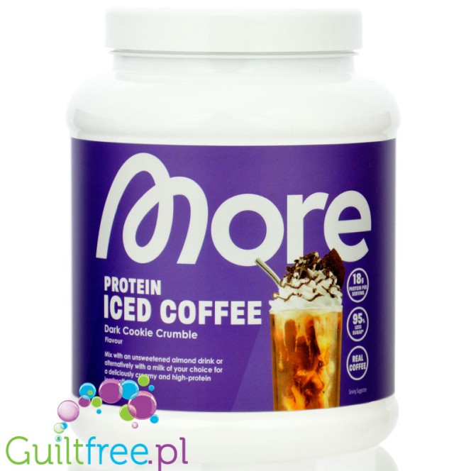 More Nutrition Protein Iced Coffee Dark Chocolate Crumble - iced protein coffee 15g protein & 85kcal