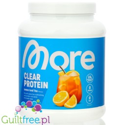 More Nutrition More Clear Lemon Iced Tea 600g - klarowny izolat białek mleka, lekka odżywka białkowa ze stewią