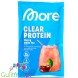 More Nutrition More Clear Cherry White Tea 30g - clear milk protein isolate, light protein supplement with stevia