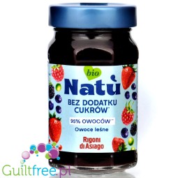 Natu, Rigoni Di Asiago Forest Fruits - organic fruit mousse with no added sugar, 95% fruit