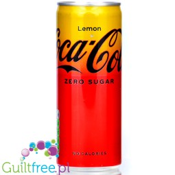 Coca Cola Lemon Zero 250ml - cytrynowa cola bez cukru i kalorii