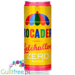 Trocadero Gelehallon Zero - Swedish drink with caffeine, no sugar and calories, Raspberry Jelly flavor