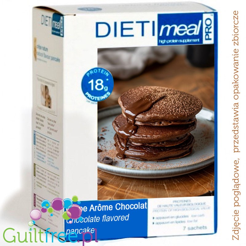 Dieti Meal Chocolate Pancake - czekoladowe naleśniki proteinowe 18g białka & 94kcal