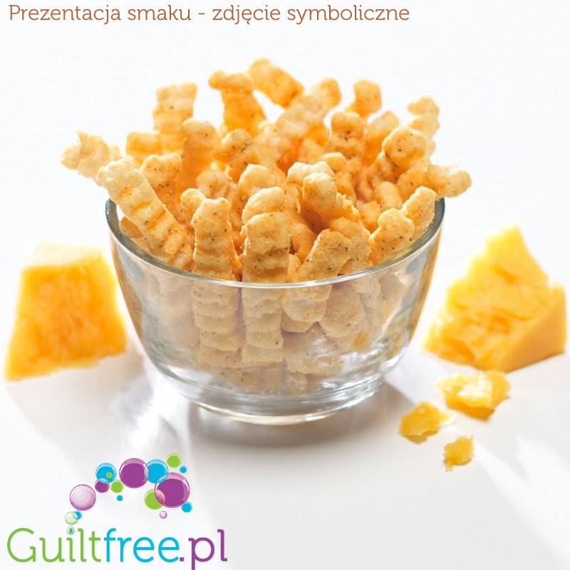 Dieti Snack Protein Zippers, Cheddar & Sour Cream - karbowane chrupki proteinowe, smak serowo-śmietanowy