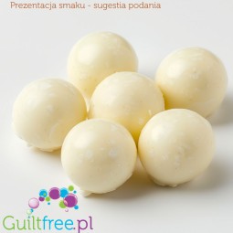 Dieti Snack Soy Puffs White Chocolate - crunchy protein balls with white chocolate coating