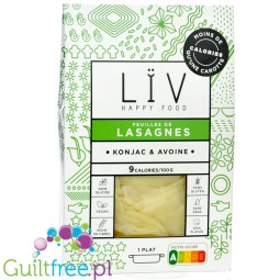 Liv Happy Food Konjac & Avoine Lasagne 9kcal - gluten-free shirataki noodles with oat fiber