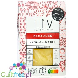 Liv Happy Food Konjac Noodles 35kcal - gluten-free shirataki noodles with oat fiber and tapioca