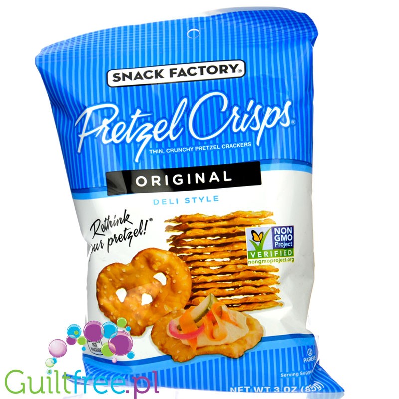 Snack Faktory Pretzel Crisps, Original (CHEAT MEAL) - extra crunchy pretzels