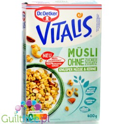 Dr. Oetker Vitalis Müsli Knusper Nüsse - crunchy müsli with nut pieces without added sugar