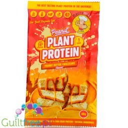 Macro Mike Peanut Plant Protein, Peanut Butter Cheezecake 40g - wegańska kremowa odżywka bez glutenu, mleka i sukralozy