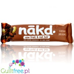 Nakd Cocoa Delight Fruit & Nut Bar - vegan cashew and date bar without sweeteners