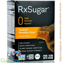 RxSugar Caramel Swealthy Snax Snack Bar - keto baton zero węglowodanó netto