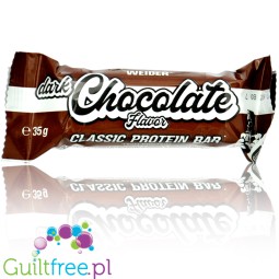 Weider Classic Protein Bar Dark Chocolate - baton proteinowy 141 kcal i 9,5g białka