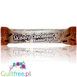 Skinny Food Milk Chocaholic Bubble Bar - bąbelkowy baton czekoladowy bez dodatku cukru jak Aero