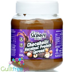 Skinny Food Chocaholic Protein Spread, Chocolate Hazelnut - sugar-free chocolate hazelnut protein cream